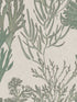 Light Corals fabric in green taupe color - pattern number WP20300 - by Mind the Gap in the Wallpaper Collectables collection