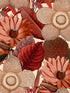 Water Lilies fabric in taupe color - pattern number WP20317 - by Mind the Gap in the Wallpaper Collectables collection