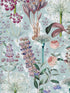 Garden Of Eden fabric in aquamarine color - pattern number WP20325 - by Mind the Gap in the Wallpaper Collectables collection