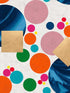 Pseudomorph wallpaper in blue pink gold white color - pattern number WP20330 - by Mind the Gap in the Wallpaper Collectables collection