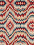 Psychedelic wallpaper in red blue taupe color - pattern number WP20383 - by Mind the Gap in the Wallpaper Collectables collection
