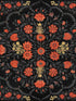 Hindu Bloom wallpaper in anthracite color - pattern number WP20407 - by Mind the Gap in the Wallpaper Collectables collection