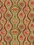 Hippie Paisley fabric in red green pink blue color - pattern number WP20616 - by Mind the Gap in the Woodstock collection