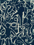 On The Stage fabric in midnight blue color - pattern number WP30094 - by Mind the Gap in the Woodstock collection