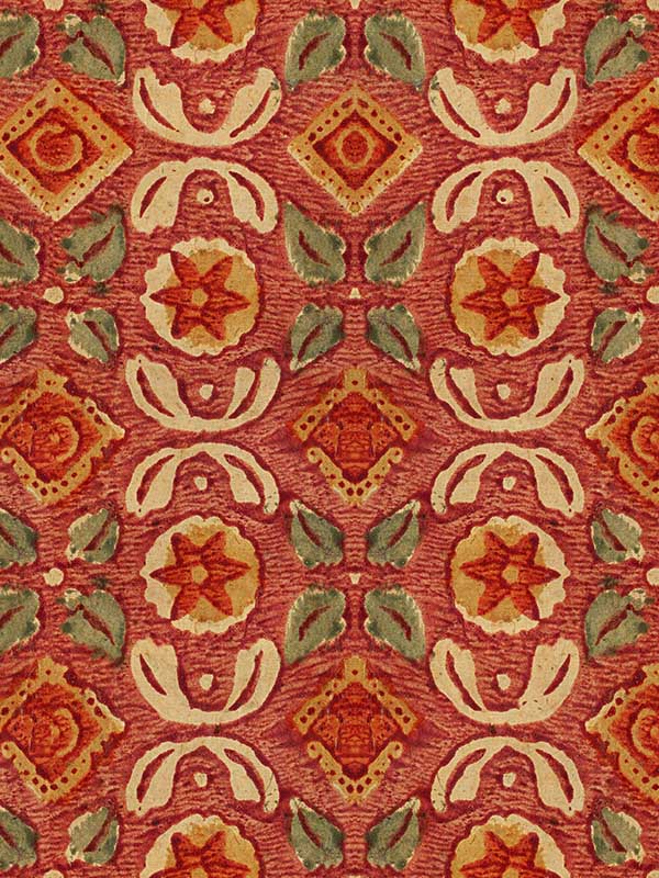 Varanasi fabric in grenadine color - pattern number WP30098 - by Mind the Gap in the Woodstock collection