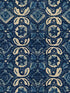 Varanasi fabric in indigo color - pattern number WP30099 - by Mind the Gap in the Woodstock collection