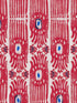 Ikat fabric in raspberry ripple color - pattern number WP20819 - by Mind the Gap in the Minnie Kemp X collection