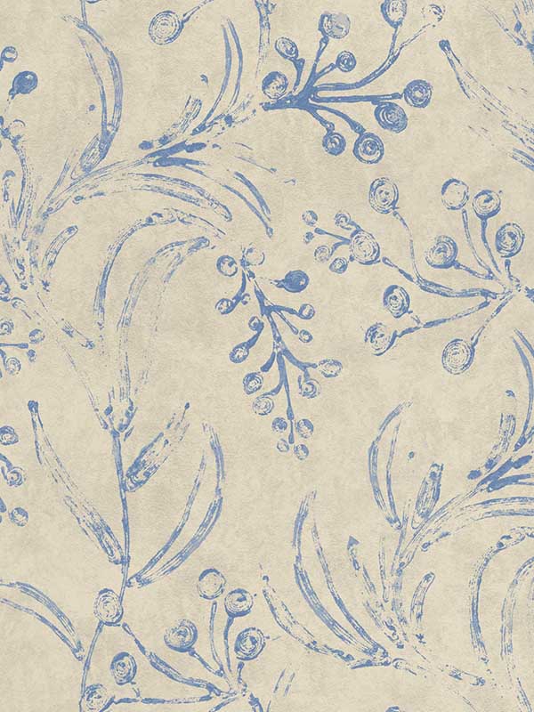Wallflower wallpaper in splash color - pattern number WP20824 - by Mind the Gap in the Minnie Kemp X collection