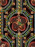 Venetian Ornament fabric in anthracite color - pattern number WP20767 - by Mind the Gap in the Orient Express collection