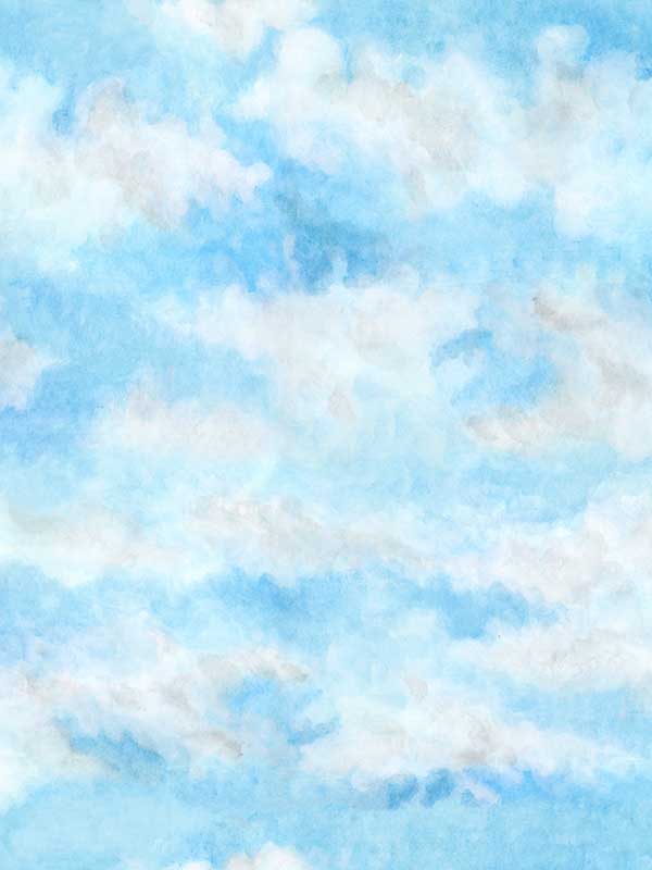 Nouage fabric in blue white color - pattern number WP20787 - by Mind the Gap in the Orient Express collection