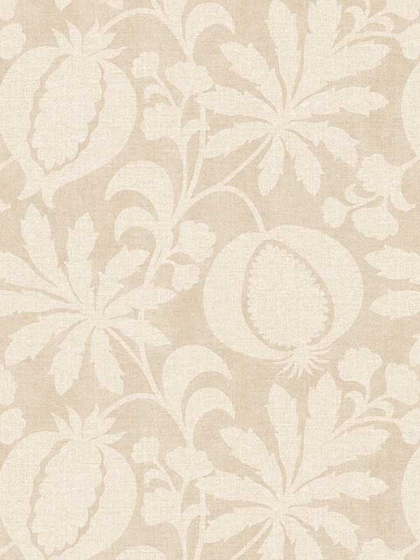 Florage wallpaper in honeyed color - pattern number SF2104 - by Koroseal in the Grounded Collection collection