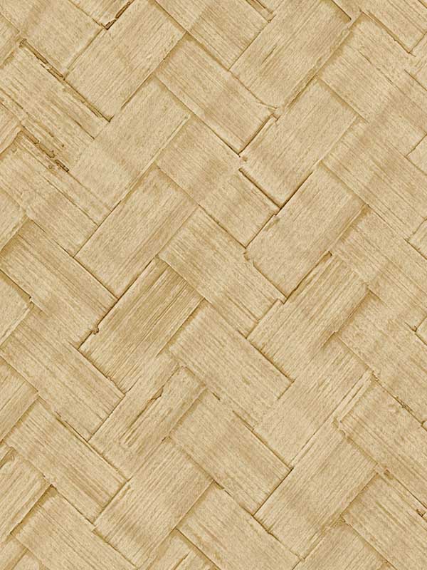 Ratan wallpaper in honey color - pattern number R32105 - by Koroseal in the Grounded Collection collection