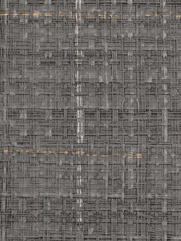 Zaft Weave wallpaper in basalt color - pattern number ZF2104 - by Koroseal in the Origins Collection collection