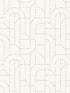 Integrity Arched Outlines fabric in dove color - pattern number 4146-27221 - by A Street Prints in the Harmony collection