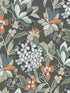 Valdivian Floral fabric in moss color - pattern number 4146-27226 - by A Street Prints in the Harmony collection