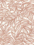 Rhythmic Leaf wallpaper in coral color - pattern number 4146-27232 - by A Street Prints in the Harmony collection
