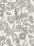 Jacaranda Tropical Trail wallpaper in stone color - pattern number 4146-27247 - by A Street Prints in the Harmony collection