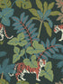 Caspian Jungle Prowl wallpaper in evergreen color - pattern number 4146-27251 - by A Street Prints in the Harmony collection