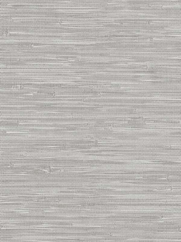 Exhale Woven Faux Grasscloth wallpaper in light grey color - pattern number 4146-27263 - by A Street Prints in the Harmony collection