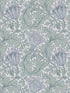 Anemone Floral Trail fabric in blue color - pattern number 4153-82003 - by A Street Prints in the Hidden Treasures Volume 1 collection