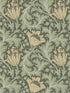 Anemone Floral Trail fabric in moss color - pattern number 4153-82004 - by A Street Prints in the Hidden Treasures Volume 1 collection