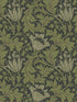 Anemone Floral Trail fabric in dark green color - pattern number 4153-82005 - by A Street Prints in the Hidden Treasures Volume 1 collection