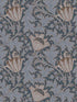 Anemone Floral Trail fabric in dark blue color - pattern number 4153-82006 - by A Street Prints in the Hidden Treasures Volume 1 collection