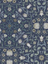 No 1 Holland Park Floral fabric in blue color - pattern number 4153-82009 - by A Street Prints in the Hidden Treasures Volume 1 collection