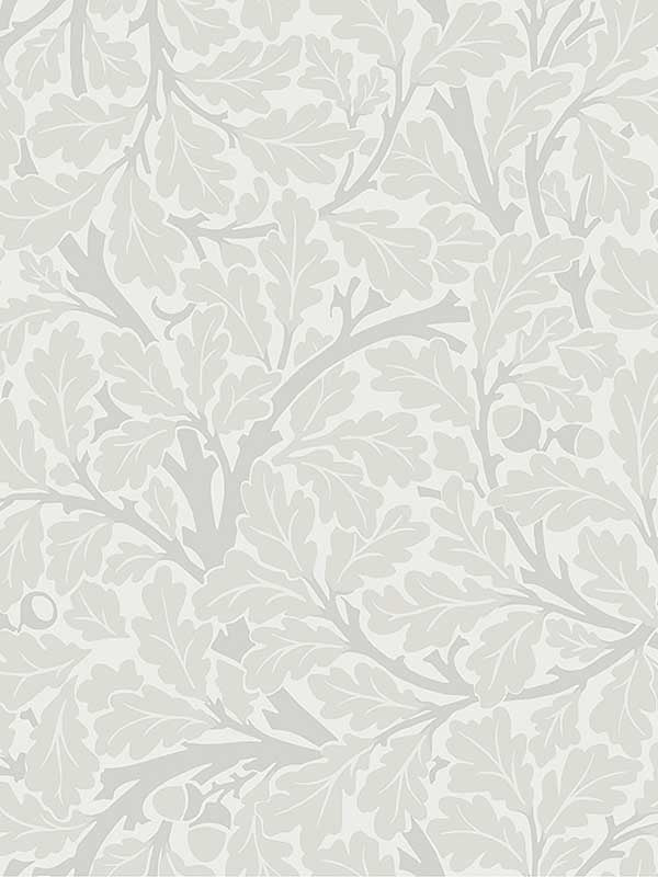 Oak Tree Leaf fabric in dove color - pattern number 4153-82026 - by A Street Prints in the Hidden Treasures Volume 1 collection
