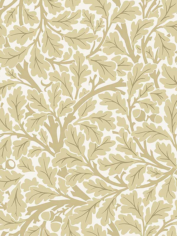 Oak Tree Leaf fabric in light yellow color - pattern number 4153-82027 - by A Street Prints in the Hidden Treasures Volume 1 collection