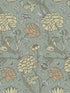 Cray Floral Trail fabric in light blue color - pattern number 4153-82034 - by A Street Prints in the Hidden Treasures Volume 1 collection