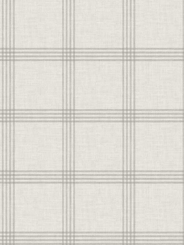 Twain Plaid fabric in dove color - pattern number 4134-24478 - by Chesapeake in the Wildflower collection
