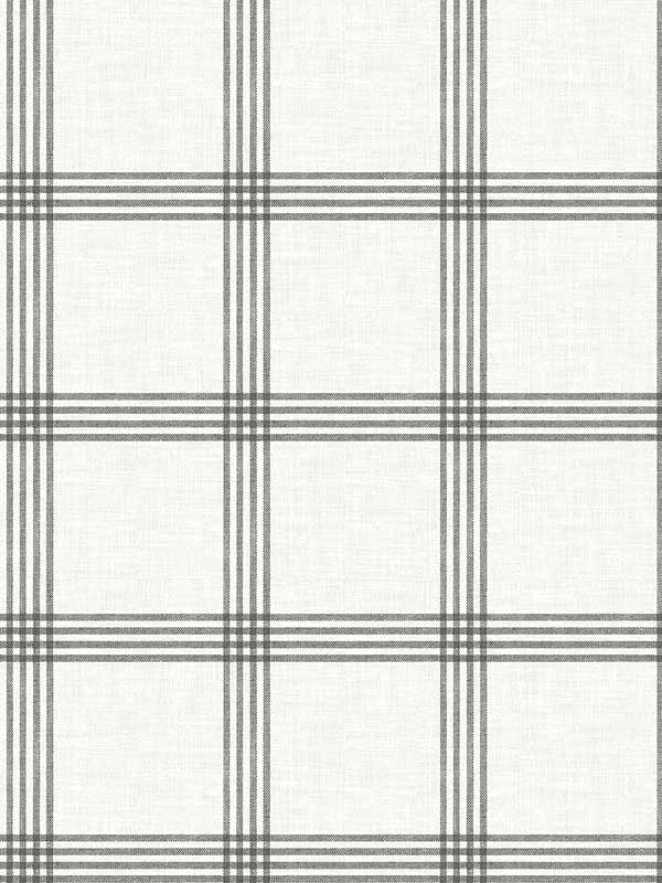 Twain Plaid fabric in charcoal color - pattern number 4134-26997 - by Chesapeake in the Wildflower collection