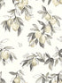 Lemonade Citrus fabric in grey color - pattern number 4134-72507 - by Chesapeake in the Wildflower collection