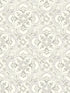 Marjoram Floral Tile fabric in light grey color - pattern number 4134-72515 - by Chesapeake in the Wildflower collection