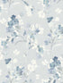 Azalea Floral Branches wallpaper in light blue color - pattern number 4134-72526 - by Chesapeake in the Wildflower collection