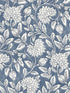 Vadouvan Jacobean Trail wallpaper in navy color - pattern number 4134-72535 - by Chesapeake in the Wildflower collection