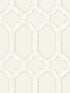 Chervil Trellis wallpaper in cream color - pattern number 4134-72541 - by Chesapeake in the Wildflower collection