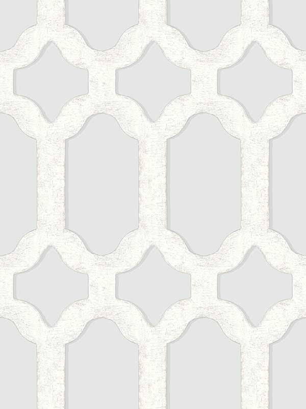 Chervil Trellis wallpaper in sky blue color - pattern number 4134-72543 - by Chesapeake in the Wildflower collection