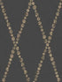 Cammei wallpaper in gold on charcoal color - pattern number 123/4018.CS.0 - by Cole and Son in the Fornasetti Senza Tempo II collection