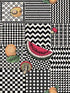 Frutta E Geometrico wallpaper in multi color - pattern number 123/6027.CS.0 - by Cole and Son in the Fornasetti Senza Tempo II collection