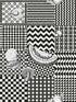 Frutta E Geometrico wallpaper in black color - pattern number 123/6030.CS.0 - by Cole and Son in the Fornasetti Senza Tempo II collection