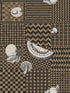 Frutta E Geometrico wallpaper in gold color - pattern number 123/6031.CS.0 - by Cole and Son in the Fornasetti Senza Tempo II collection