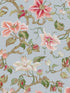 Marguerite Vine fabric in blue color - pattern number GT4512 - by Ronald Redding in the Classics collection