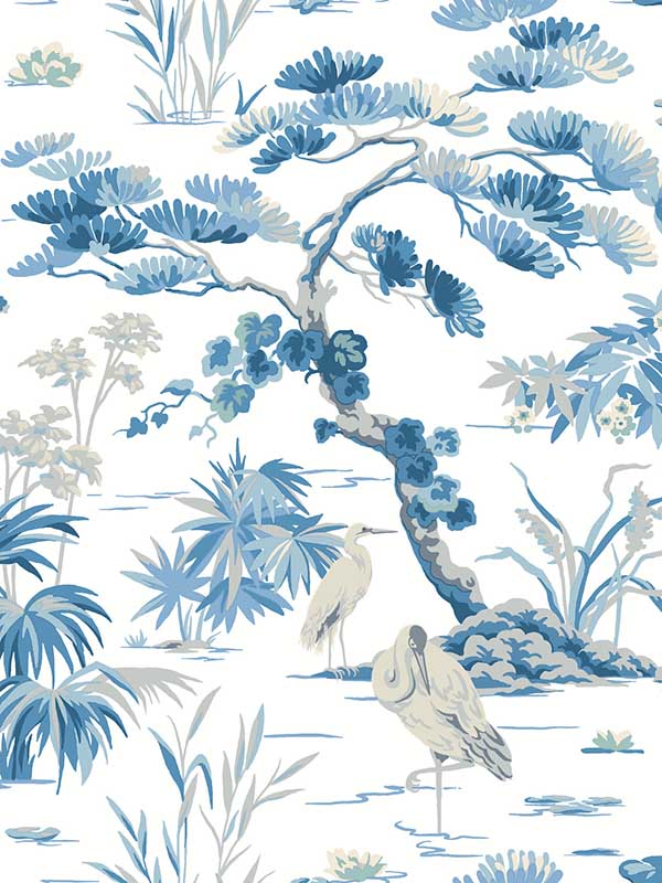 Bridgewater fabric in white color - pattern number GT4533 - by Ronald Redding in the Classics collection