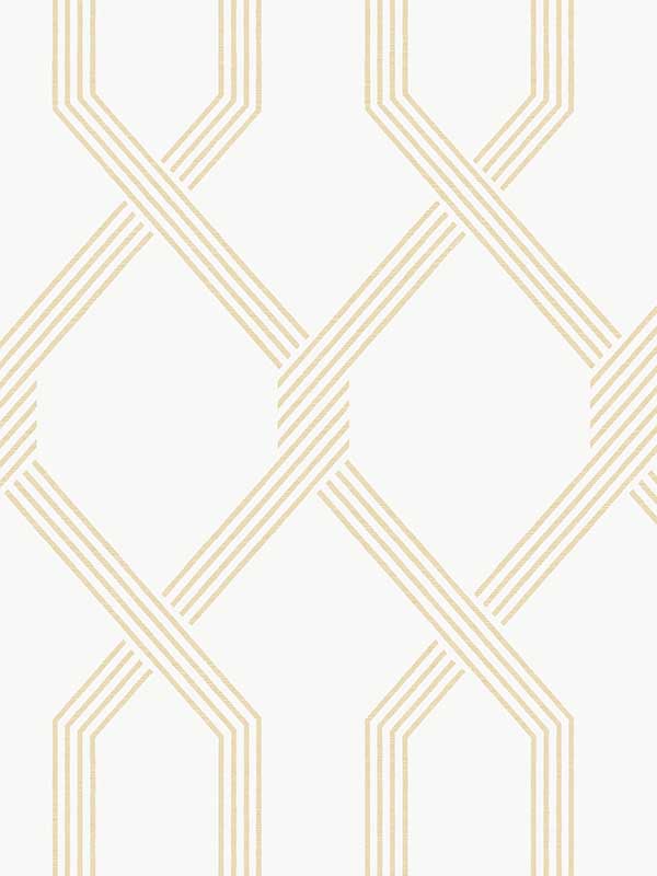 Palisade wallpaper in yellow color - pattern number GT4556 - by Ronald Redding in the Classics collection