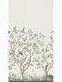 Lingering Garden mural in white color - pattern number MU0317MSISAL - by Ronald Redding in the Classics collection