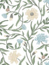Aster fabric in white color - pattern number RF7431 - by Rifle Paper Co in the Rifle Paper Co Third Edition collection