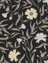 Aster fabric in black color - pattern number RF7434 - by Rifle Paper Co in the Rifle Paper Co Third Edition collection