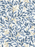 Willowberry fabric in blue color - pattern number RF7461 - by Rifle Paper Co in the Rifle Paper Co Third Edition collection